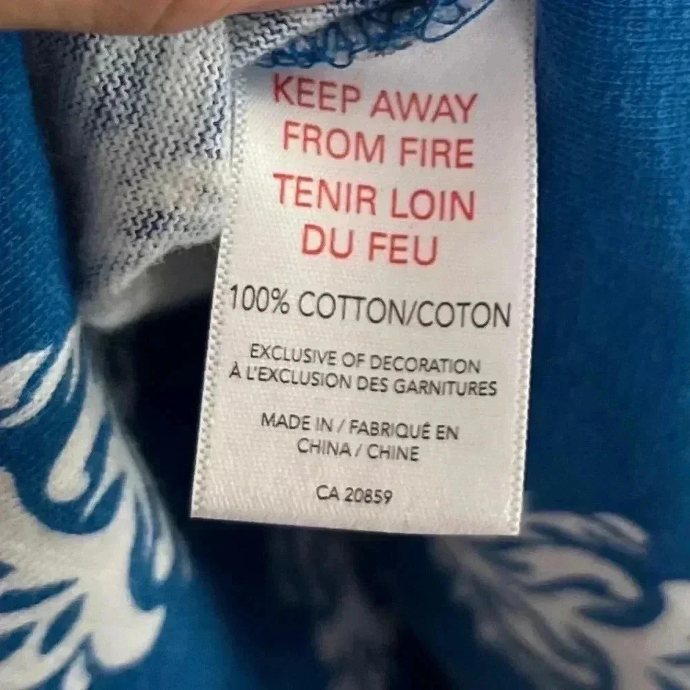 Hatley Nellie Dress with fleur de lis pattern size M - Picture 3 of 9